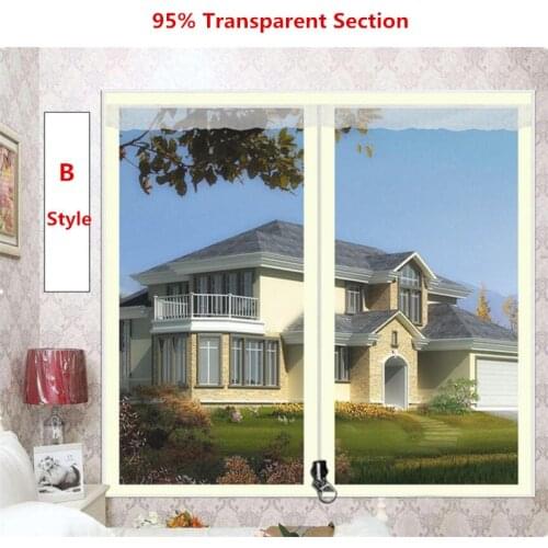 Air-conditioning Curtains Insulation Stickers Door Dustproof Insulation Film Partition Curtain