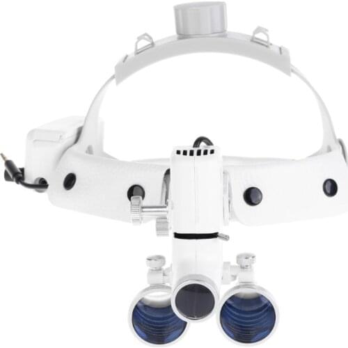 3.5X Magnify Headlight Loupe Dental Headband Magnifier Loupes