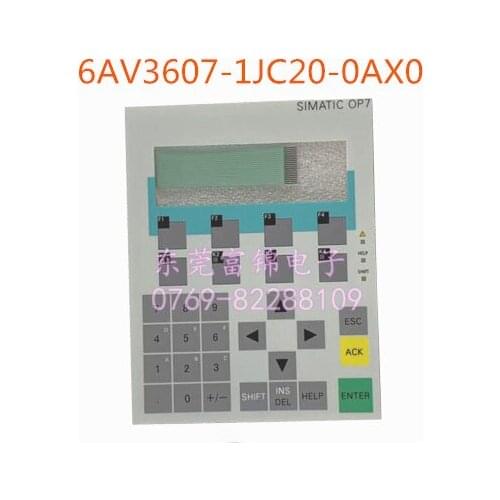 6AV3607-1JC20-0AX0 OP7 Membrane Keypad Switch for 6AV3 607-1JC20-0AX0 OP7 Membrane Keyboard