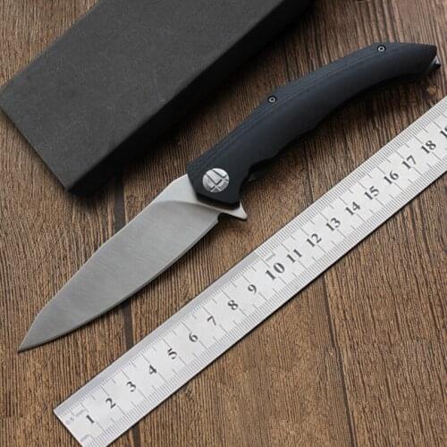 MK D2 blade G10 Handle Folding knife Survival tool Pocket Knife tactical outdoor camping hunting knives EDC tool
