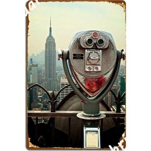 New York Poster Metal Plaque Club Pub Garage Classic Wall Plaque Tin Sign Posters