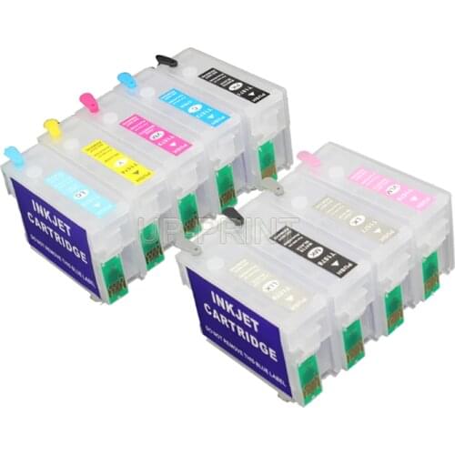 UP Empty T157 T1571 - T1579 compatible for Epson Stylus Photo R3000 printer Refillable Ink cartridges with ARC chip