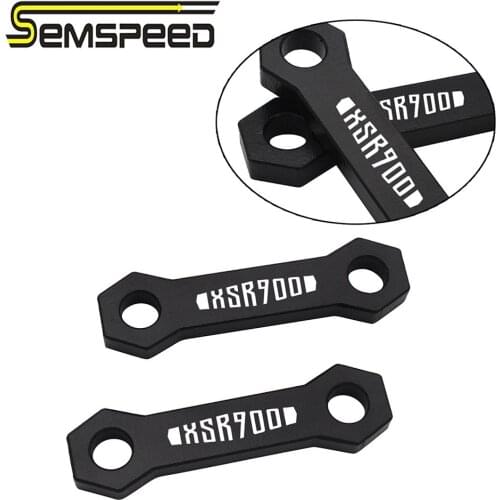 SEMSPEED XSR900 logo 30mm CNC Lowering Seat Link Kit Lower Suspension For Yamaha MT-09 TRACER FZ-09 XSR900 FJ-09 2014-2019 2020