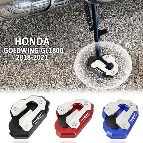 Gold Wing GL 1800 Motorcycle For Honda Goldwing GL1800 Kickstand Sidestand Stand Extension Enlarger Pad 2018-2021 2020 2019