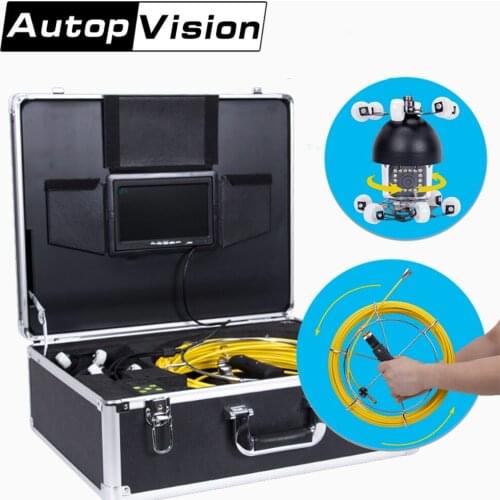 WP360 50M Snake Cable Under Water Sewer Drain Pipe Wall Inspection Endoscope Camera