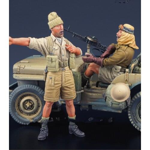 1/35 Resin Figure Model Kit Unassambled Unpainted 412(NO CAR)
