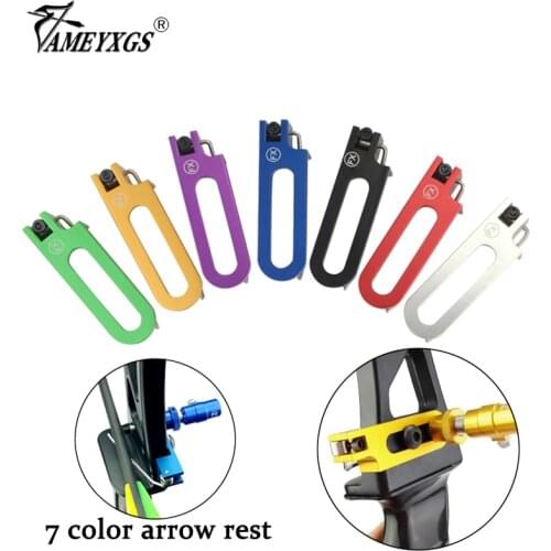 1pc Archery Magnetic Arrow Rest Right/Left Hand Recurve Bow Hunting Bow Archery Training Shooting Sports Accessories