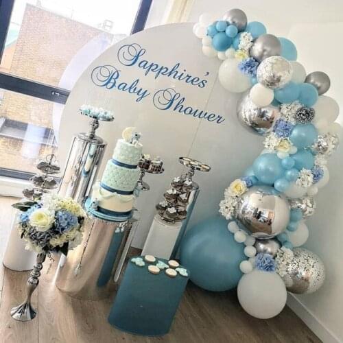 1pcs)Luxury white mental stainless wedding frame backdrop arch circle wedding Decoration yudao811