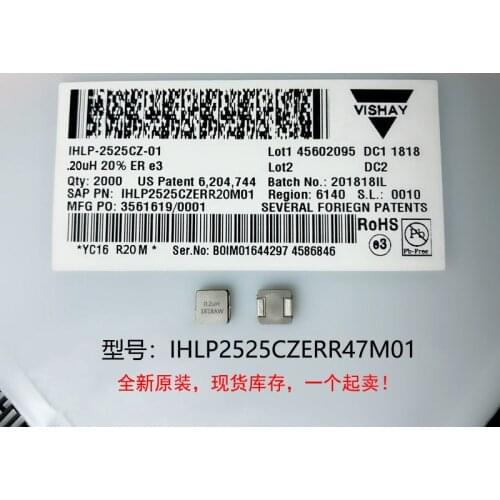 10) New original 100% quality IHLP2525CZERR47M01 0.47UH 7X7X3MM integrated high current inductors