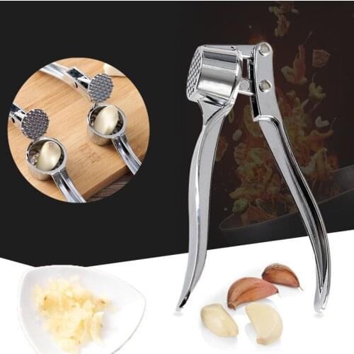 3.4cm Round Stainless Steel Kitchen Squeeze Tool Alloy Crusher Garlic Presses Fruit & Vegetable Cooking Tools Accessories