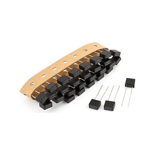 30 Pcs 500mA/1A/2A/3.15A/4A/5A/10A Miniature Square Radial Lead Micro Fuse for PCB T1A/T2A/T3.15A/T5A/T500MA/T4A/T10A 250V 392