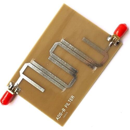 ADS-B Microstrip Bandpass Filter 1090Mhz Lan Transmission Range 1-1.2GHz for SDR Receiver Board Dropship