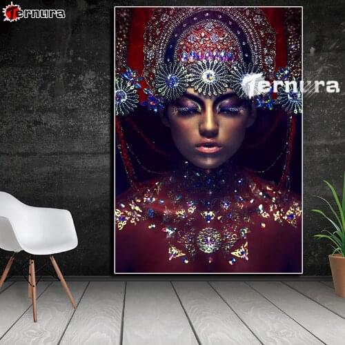 Diamond painting Modern art jewelry woman 5d diy handmade embroidery kits full square round drill home decoration Mosaic arts