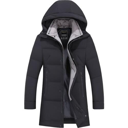Plus big size 10XL 7XL 6XL 5XL 4XL men dow n jacket brand-clothing winter thicken warm duck dow n coat hooded male Classic style