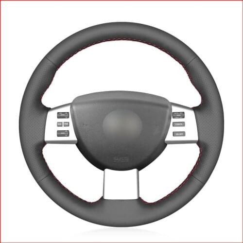 DIY Black PU Artificial Leather Car Steering Wheel Cover for Nissan Altima 2005-2006 Maxima 2004-2008 Murano 2003-2007 Quest
