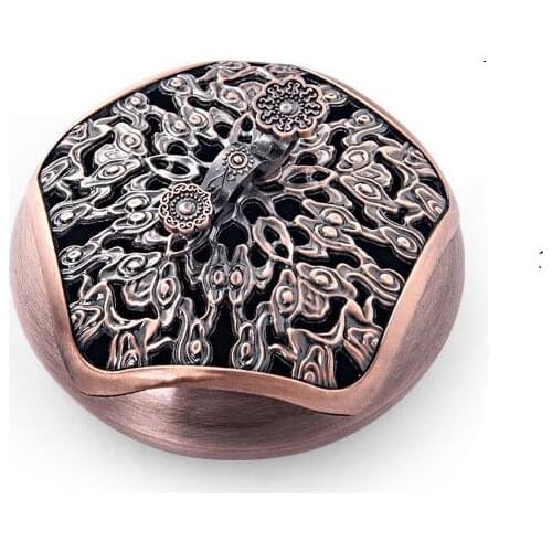 Mosquito Coil Holder Copper Craft Vintage Incense Burner Gift Items for Home Decoration Living Room Yoga Decors Smoke Statue