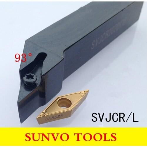 SVJBR/SVJBL 2525M11/2525M16 Use Carbide Insert VCBT VCMT VCGT 110304/110308/160404/160408 External Turning Tools Holder