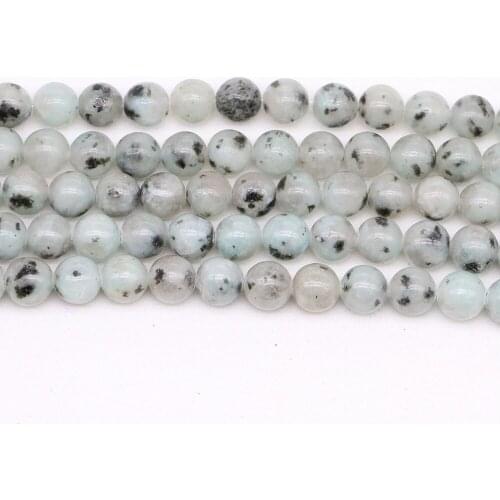 4/6/8/10/12 mm Natural Stone Tianshan Blue Round Loose Beads Spacer Bead For DIY Jewelry Making Findings Accessories Supplies