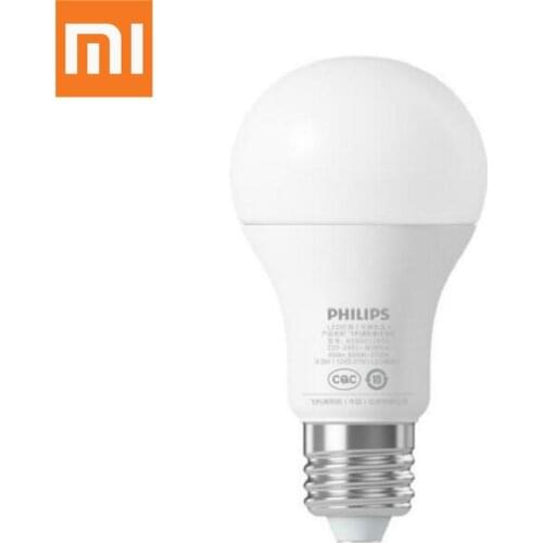 Original Xiaomi Mijia Smart White LED E27 Bulb Mi Light APP WiFi Remote Group Control 3000k-5700k 6.5W 450lm 220-240V 50/60Hz