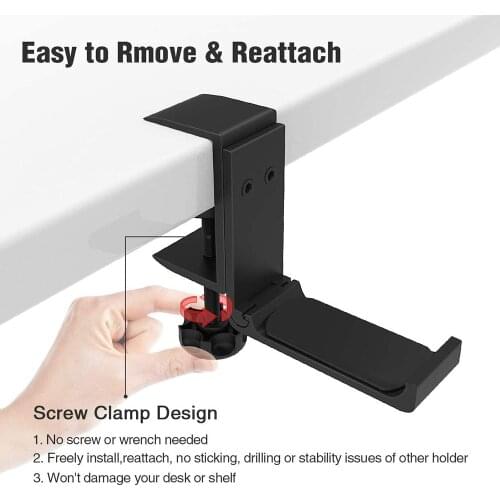 Foldable Metal Headset Holder Headphone Hanger Adjustable Aluminum Alloy Bracket Portable Entertainment Earphone Supply