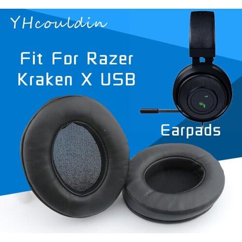 Replacement Earpads For Razer Kraken X USB Gaming Headphone Accessaries Ear Cushions Pads