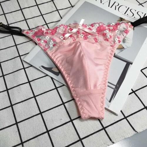 Slim Low waist Sissy Underpants Sexy Sissy Jockstrap Panties Gay Male Lingerie Lovely Fashion Mens Thong G string Underwear