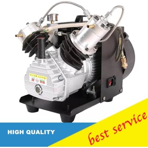 Double Cylinder High Pressure Pcp Air Compressor Electric Air Pump Air Compressor for Diving Scuba Filling Inflator
