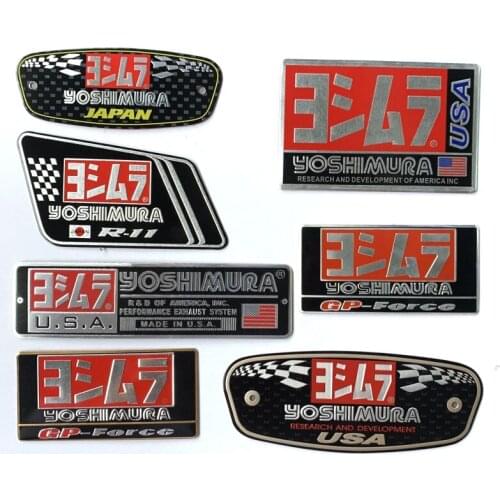 Motorcycle Exhaust Pipes Aluminium Sticker Cool Personality Scorpio For yoshimura decoration Decal