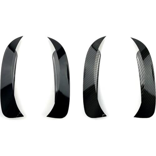 Rear Bumper Spoiler Air Vent Trim Cover for Benz Gla X156 Gla45 Amg 2013-2018(Black)