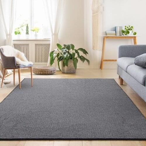 Living room coffee table carpet bedroom is covered with solid color room carpet bedside mat Nordic gray simple carpet luxury