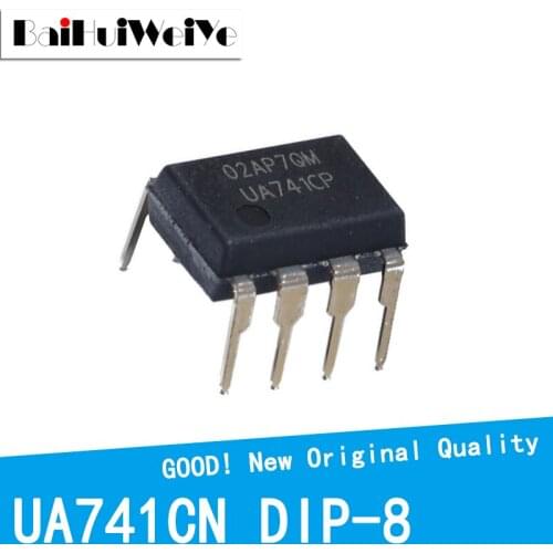 10PCS/LOT UA741CN UA741 741CN UA741CP 741CP DIP-8 DIP8 New Original IC amplifier chip Good Quality Chipset