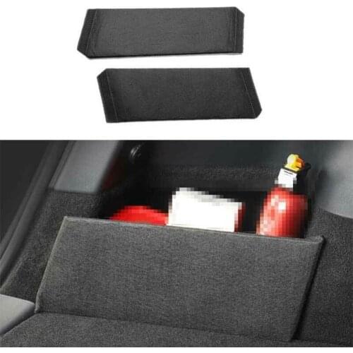 2 Pcs Car Trunk Shelf Baffle Useful Black Both Side Fit For Tesla Model Y 2020-2021 Partition Parts