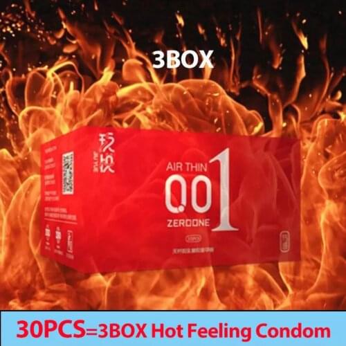 30PCS OLO 0.01 Ultra Thin Condom Safe Contraception Hyaluronic Acid Smooth Delay Orgasm Condoms Lubricant Latex Penis Sleeve