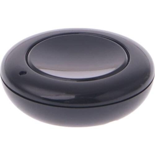 OOTDTY DC 9V 12V 24V 10A 1-Button 433MHz RF Wireless Remote Control Round Transmitter