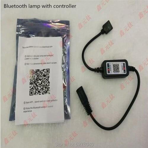 Bluetooth controller RGB 4PIN LED strip light modulator Toning device DC5-24V white black mobile phone APP