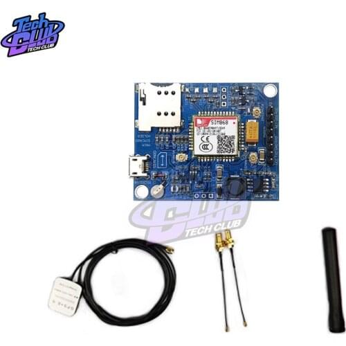 DC-DC 5V-18V GSM/GPRS/GPS/Bluetooth SIM868 Development Board Expansion Board for Arduino Raspberry Pi 4B Zero