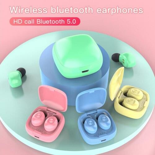 HiFi Magnetic Earphone TWS Stereo Bluetooth-compatible 5.0 Handsfree Wireless Headset Gaming Earbuds With Mic Charging Case