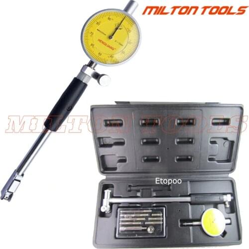 50-160mm Dial bore gauge Hole Diameter Measuring gauge Inside diameter Scale Cylinder volume meter Dial indicator