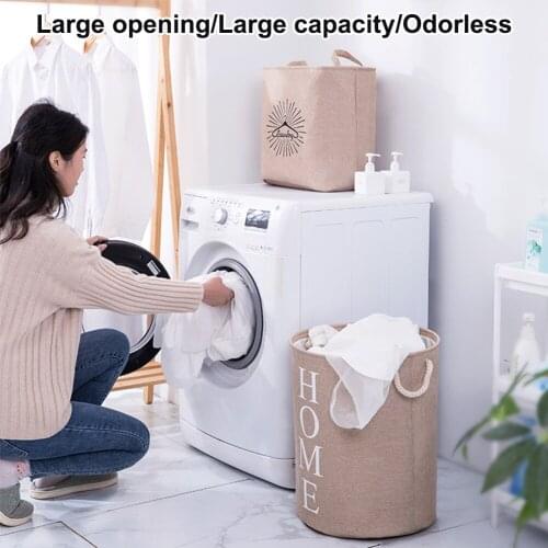 Laundry Basket Large Capacity Storage Baskets Laundry Hamper Bag Dirty Clothes Basket Home Organizer for Toys Books Sundries