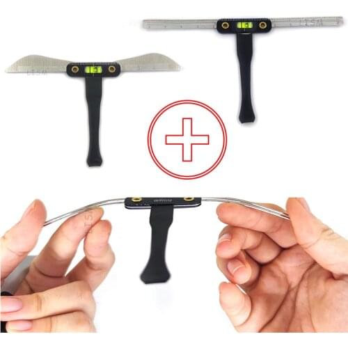 Eyebrow Ruler Microshading Tattoo Stencil Permanent Makeup Ratio Ruler For Opposite Drowing Eyebrow Designer Brow Mapping Tool