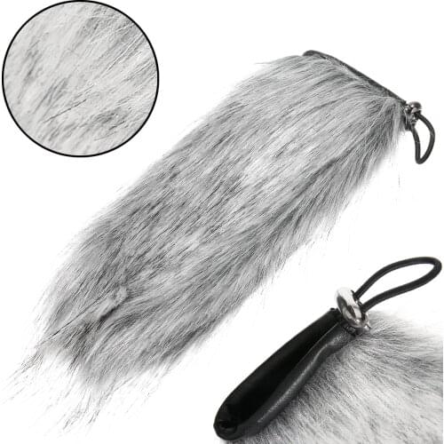 Mayitr 1pc Outdoor Microphone Furry Muff Windscreen Windshield Cover For Audio Capacitance Microphones