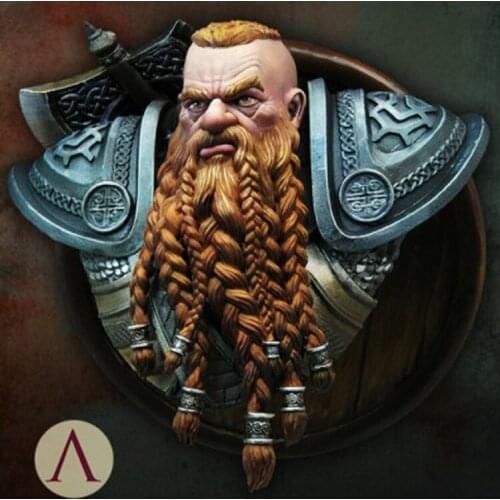 1/10 Resin Bust Model Khalgrim GK White Model Figure X150