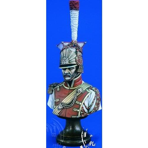 New Unassembled 1/ 9 200mm Light Horse Lancers Trumpeter Bust 200mm Resin Kit DIY Toys Unpainted kits