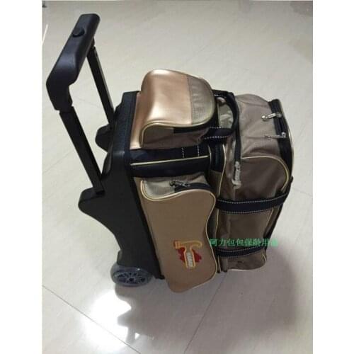New style Multi-function Bowling double balls Bag wheels STORM two-balls bag HAMMER free shipping
