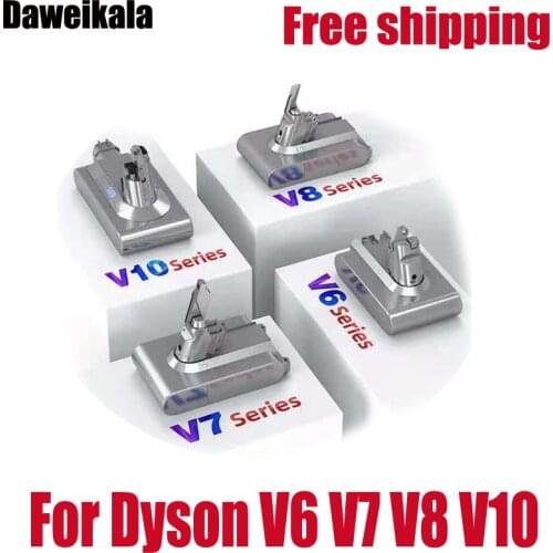 2021 Original 21.6V 28000mAh Li-ion Battery for Dyson V6/V7/V8/V10 DC62 DC74 SV09 SV07 SV03 965874-02 Vacuum Cleaner Battery L30