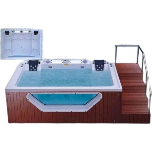 Package mail villa home romantic SPA SPA massage bathtub constant temperature heating surfing the big pool