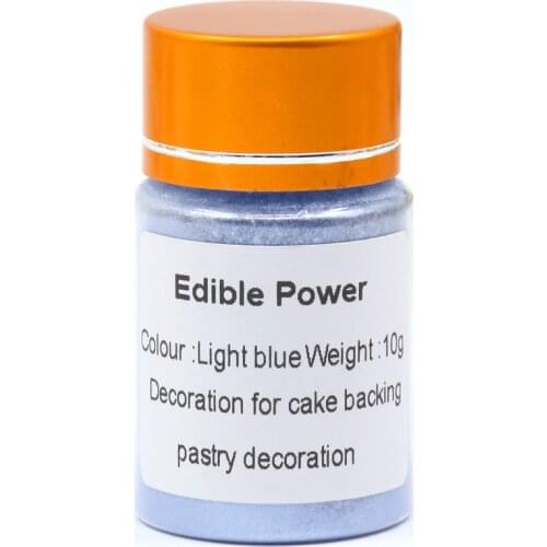 10 Grams Light Blue Edible Cake Food Powder Coloring To Decorate Chocolate Fondant Decoration Arts Food Grade ,Fondant Pigment