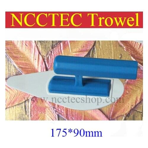 [all round edge] plastic trowel FREE shipping | 175*90mm Art paint batch knife diatom mud plastering trowel wall spatula tool