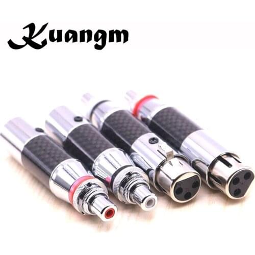 XLR To RCA Female Speaker Plug XLR 3 pin Male Audio Connector RCA Adapter Hifi Plug For DIY Microphone Audio Cable Balance Cable