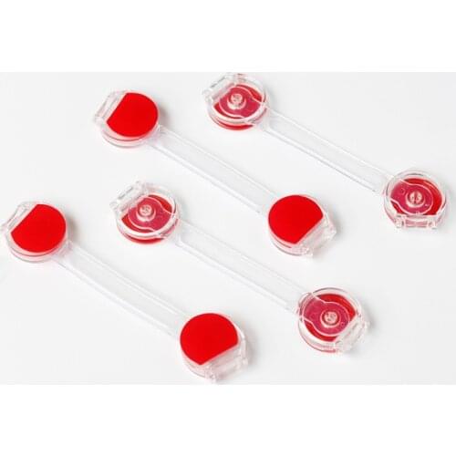 10pcs/lot Cabinet Locks Children Safety Baby Protection From Children Safe Locks Baby Security Drawer Latches for Refrigerators